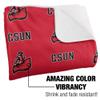 California State University Northridge Blanket, 50"x60" Logo Pattern Silky Touch Sherpa Back Super Soft Throw Blanket view 3