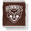 St. Bonaventure University Blanket, 50"x60" Logo Dots Silky Touch Sherpa Back Super Soft Throw Blanket view 1