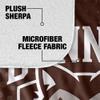St. Bonaventure University Blanket, 50"x60" Logo Dots Silky Touch Sherpa Back Super Soft Throw Blanket view 4