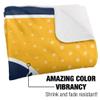 University of North Carolina Greensboro Blanket, 50"x60" Logo Dots Silky Touch Sherpa Back Super Soft Throw Blanket view 3