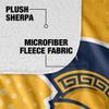 University of North Carolina Greensboro Blanket, 50"x60" Logo Dots Silky Touch Sherpa Back Super Soft Throw Blanket view 4