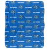 Middle Tennessee State University Blanket, 50"x60" Logo Pattern Silky Touch Sherpa Back Super Soft Throw Blanket view 2