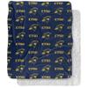 East Tennessee State University Blanket, 50"x60" Logo Pattern Silky Touch Sherpa Back Super Soft Throw Blanket view 1