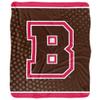 Brown University Blanket, 50"x60" Logo Dots Silky Touch Sherpa Back Super Soft Throw Blanket view 2