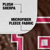 Brown University Blanket, 50"x60" Logo Dots Silky Touch Sherpa Back Super Soft Throw Blanket view 4