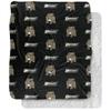 Bryant University Blanket, 50"x60" Logo Pattern Silky Touch Sherpa Back Super Soft Throw Blanket view 1