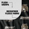 Bryant University Blanket, 50"x60" Logo Pattern Silky Touch Sherpa Back Super Soft Throw Blanket view 4
