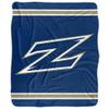University of Akron Blanket, 50"x60" Primary Logo Stripes Silky Touch Sherpa Back Super Soft Throw Blanket view 2