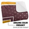 Loyola University Chicago Blanket, 50"x60" Logo Dots Silky Touch Sherpa Back Super Soft Throw Blanket view 3