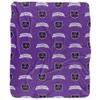 University of Central Arkansas Blanket, 50"x60" Logo Pattern Silky Touch Sherpa Back Super Soft Throw Blanket view 2