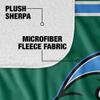 Tulane University Blanket, 50"x60" Primary Logo Stripes Silky Touch Sherpa Back Super Soft Throw Blanket view 4