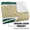 Sacramento State University Blanket, 50"x60" Logo Dots Silky Touch Sherpa Back Super Soft Throw Blanket view 3