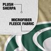 Sacramento State University Blanket, 50"x60" Logo Dots Silky Touch Sherpa Back Super Soft Throw Blanket view 4