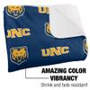 University of Northern Colorado Blanket, 50"x60" Logo Pattern Silky Touch Sherpa Back Super Soft Throw Blanket view 3