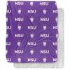 Northwestern State University Blanket, 50"x60" Logo Pattern Silky Touch Sherpa Back Super Soft Throw Blanket view 1