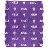 Northwestern State University Blanket, 50"x60" Logo Pattern Silky Touch Sherpa Back Super Soft Throw Blanket view 2