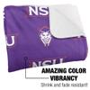 Northwestern State University Blanket, 50"x60" Logo Pattern Silky Touch Sherpa Back Super Soft Throw Blanket view 3