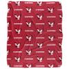 Eastern Washington University Blanket, 50"x60" Logo Pattern Silky Touch Sherpa Back Super Soft Throw Blanket view 2