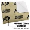 University of Colorado Blanket, 50"x60" Logo Pattern Silky Touch Sherpa Back Super Soft Throw Blanket view 3