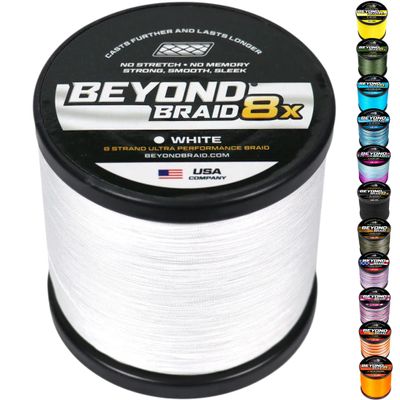 Beyond Braid White 8X Strand 2000 Yards 40LB