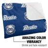Drake University Blanket, 50"x60" Logo Pattern Silky Touch Sherpa Back Super Soft Throw Blanket view 3