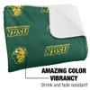 North Dakota State University Blanket, 50"x60" Logo Pattern Silky Touch Sherpa Back Super Soft Throw Blanket view 3