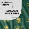 North Dakota State University Blanket, 50"x60" Logo Pattern Silky Touch Sherpa Back Super Soft Throw Blanket view 4