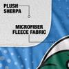 Tulane University Blanket, 50"x60" Logo Dots Silky Touch Sherpa Back Super Soft Throw Blanket view 4