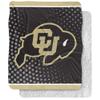University of Colorado Blanket, 50"x60" Logo Dots Silky Touch Sherpa Back Super Soft Throw Blanket view 1
