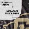 University of Colorado Blanket, 50"x60" Logo Dots Silky Touch Sherpa Back Super Soft Throw Blanket view 4