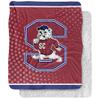South Carolina State University Blanket, 50"x60" Logo Dots Silky Touch Sherpa Back Super Soft Throw Blanket view 1
