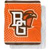 Bowling Green State University Blanket, 50"x60" Logo Dots Silky Touch Sherpa Back Super Soft Throw Blanket view 1