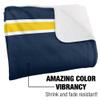 University of Toledo Blanket, 50"x60" Primary Logo Stripes Silky Touch Sherpa Back Super Soft Throw Blanket view 3