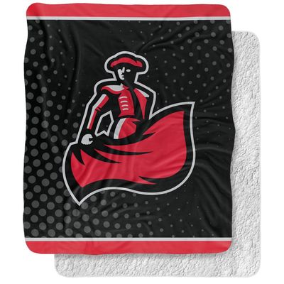 California State University Northridge Blanket, 50"x60" Logo Dots Silky Touch Sherpa Back Super Soft Throw Blanket