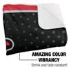 California State University Northridge Blanket, 50"x60" Logo Dots Silky Touch Sherpa Back Super Soft Throw Blanket view 3