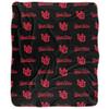 University of Utah Blanket, 50"x60" Logo Pattern Silky Touch Sherpa Back Super Soft Throw Blanket view 2