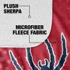University of Richmond Blanket, 50"x60" Logo Dots Silky Touch Sherpa Back Super Soft Throw Blanket view 4
