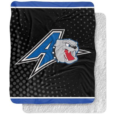 University of North Carolina Asheville Blanket, 50"x60" Logo Dots Silky Touch Sherpa Back Super Soft Throw Blanket