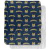Quinnipiac University Blanket, 50"x60" Logo Pattern Silky Touch Sherpa Back Super Soft Throw Blanket view 1