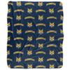 Quinnipiac University Blanket, 50"x60" Logo Pattern Silky Touch Sherpa Back Super Soft Throw Blanket view 2