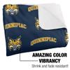 Quinnipiac University Blanket, 50"x60" Logo Pattern Silky Touch Sherpa Back Super Soft Throw Blanket view 3