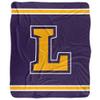 Lipscomb University Blanket, 50"x60" Primary Logo Stripes Silky Touch Sherpa Back Super Soft Throw Blanket view 2