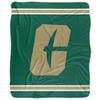 University of North Carolina - Charlotte Blanket, 50"x60" Primary Logo Stripes Silky Touch Sherpa Back Super Soft Throw Blanket view 2