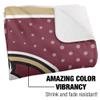 Florida State University Blanket, 50"x60" Logo Dots Silky Touch Sherpa Back Super Soft Throw Blanket view 3