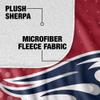 Liberty University Blanket, 50"x60" Logo Dots Silky Touch Sherpa Back Super Soft Throw Blanket view 4