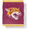 Bethune-Cookman University Blanket, 50"x60" Logo Dots Silky Touch Sherpa Back Super Soft Throw Blanket view 1