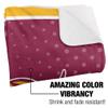 Bethune-Cookman University Blanket, 50"x60" Logo Dots Silky Touch Sherpa Back Super Soft Throw Blanket view 3