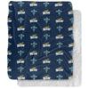 University of Toledo Blanket, 50"x60" Logo Pattern Silky Touch Sherpa Back Super Soft Throw Blanket view 1