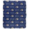 Montana State University Blanket, 50"x60" Logo Pattern Silky Touch Sherpa Back Super Soft Throw Blanket view 2