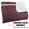 Alabama A & M University Blanket, 50"x60" Logo Dots Silky Touch Sherpa Back Super Soft Throw Blanket view 3